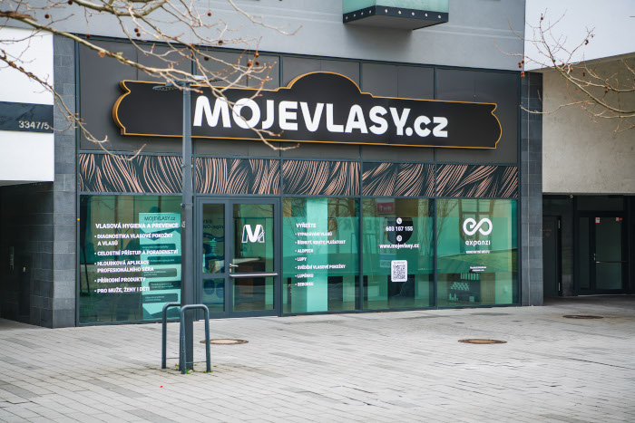 Mojevlasy.cz - Exteriér pobočky Ostrava - Jantarová